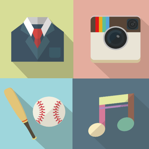 過去の経験を思い出している画像